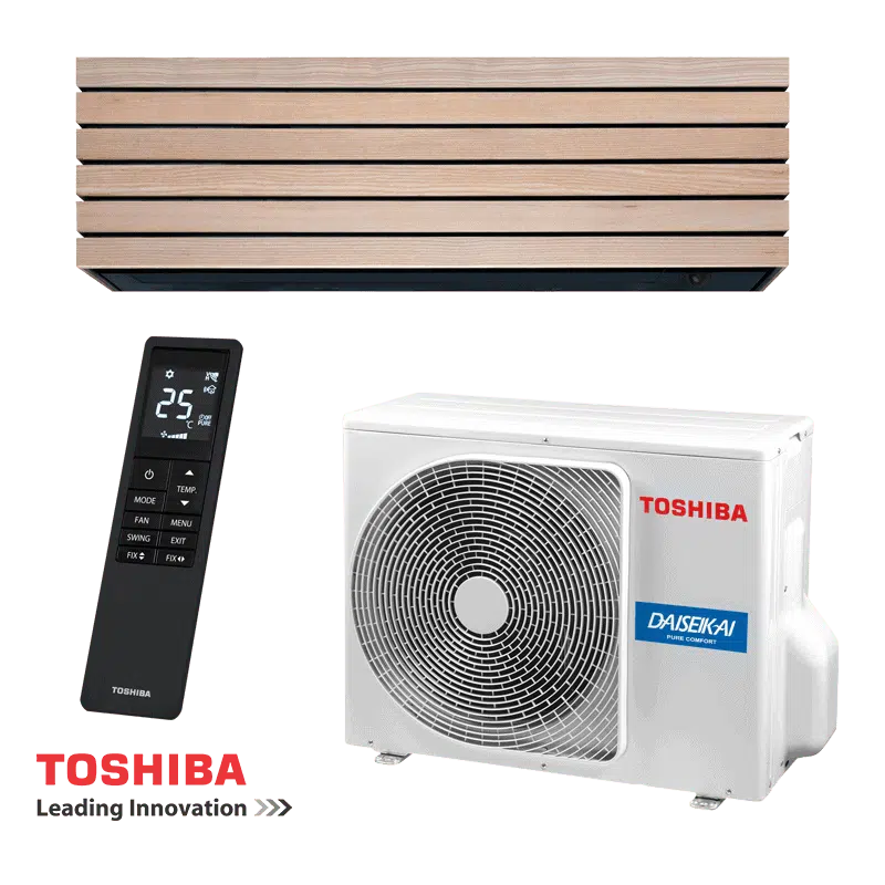 Toshiba DAISEIKI-10-WOOD Wall Air Conditioning